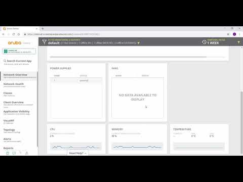 Aruba Central - All about the switches