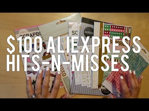 HUGE AliExpress Planner Supplies / Stationery Haul! 13 Stores! In Depth Reviews.