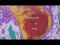 Cyclone Pam menaces Vanuatu - YouTube