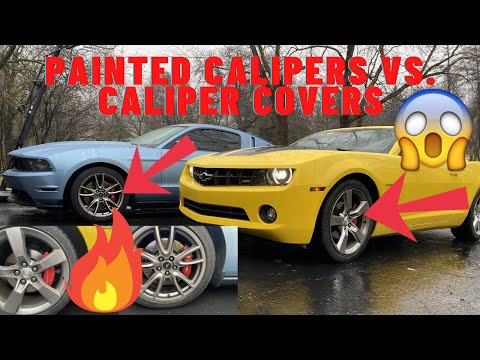 What's Better: Caliper Covers or Painted Brakes | Camaro vs Mustang