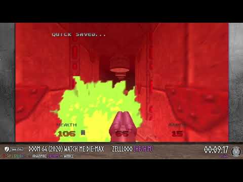 Speedrun Ragnarok 2021: DOOM 64 (2020) - Watch Me Die-max% by ZELLLOOO