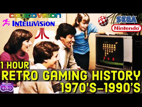 A Look At: Retro Video Gaming History 1970's-1990's | 1 Hour Special