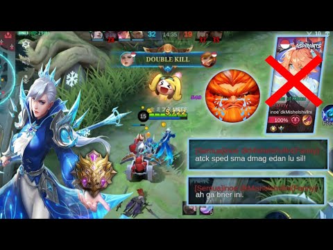 Benar-benar mengerikan Silvanna attack speed sekarang | build terbaru silvanna 2022