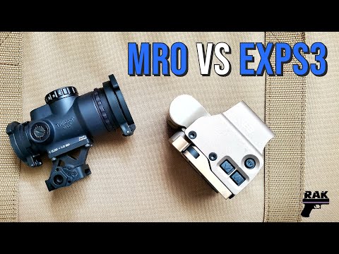 Trijicon MRO vs Eotech EXPS3 | Review + Comparison