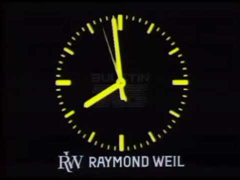 TV3 Raymond Weil clock to 8:00 pm (December 1988) Reversed