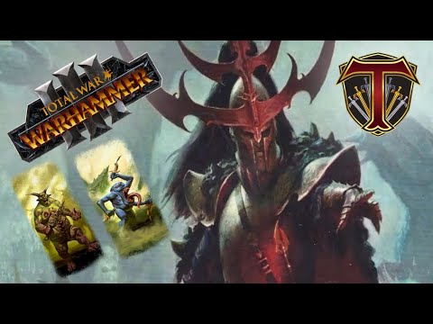 The Druchi MASTERS! Dark Elves vs Demons of Chaos - Total War Warhammer 3