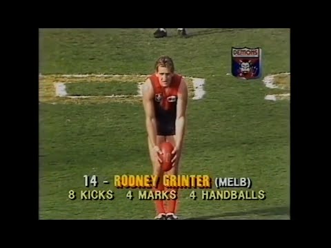 Rod Grinter - Melbourne - 2 goals v Hawthorn - 1987 Preliminary Final - VFL Park - VFL