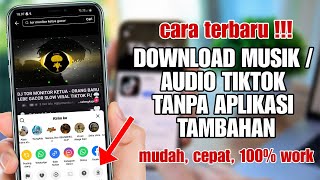 Download lagu LATEST!! How to Download Audio/Music from TikTok to Gallery Without Additional Apps mp3