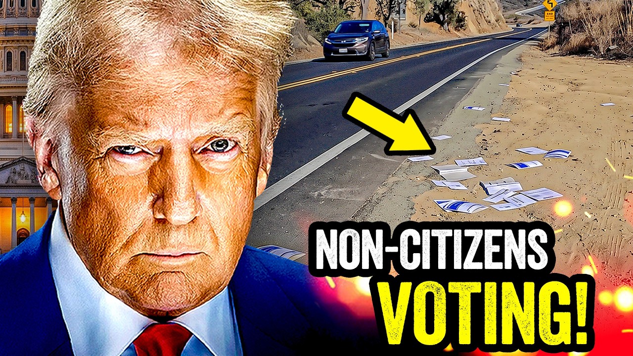 California CAUGHT as Mail-in Ballots Found STREWN along Road!!!