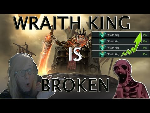 WRAITH KING is BUSTED! NEW OFFLANE and SAFELANE MMR WINNER! (DotA 2 Guide)