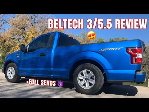 SUPERCHARGED F-150 GETS BELTECH 3/5.5 DROP KIT (15-20) + REVIEW