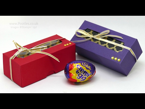 Regal Triple Creme Egg Box using Stampin' Up! Supplies