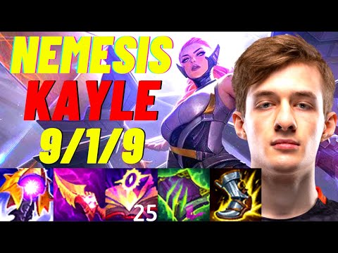 NEMESIS PLAYS KAYLE VS AKALI MID |KR GRANDMASTER PATCH 11.10| [League of Legends] Full Gameplay