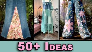 50+ Unique Ideas to Upcycle Jeans & Sew Denim Projects