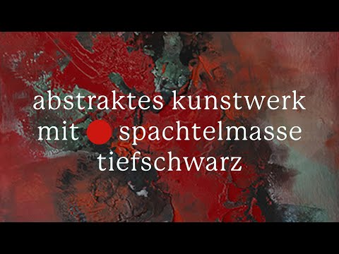 Verwendung von schwarzer Spachtelmasse für deine Kunstwerke