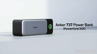 شاحن متنقل أنكر 737 (PowerCore 24K) - اسود