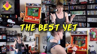 The NEW LADY LOUNGE GAMES ROOM TOUR \\ PS4, PS3, Xbox, NES, SNES and more | Gaming Setup | TheGebs24