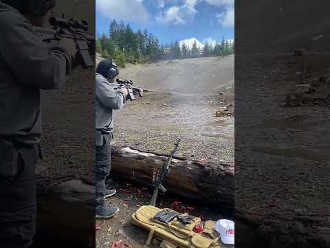 Always a blast mag dumping into trash! #ar10 #p10c #ar15 #2a #2ndamendment #glock #308 #sigsauer