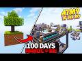 I Survived 100 Days IN ALL THE MODS 9 TO THE SKY In HARDCORE MINECRAFT