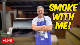 Live from The Smoke House 🔥 Smoking Beef Ribs Low & Slow (Join Me!)