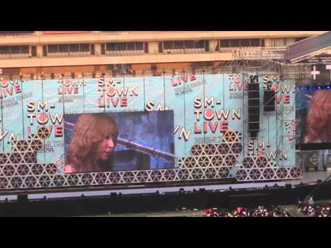 140815 [Fancam] SMtown Live World Tour IV in Seoul - Tiffany & Kangta - Say Something