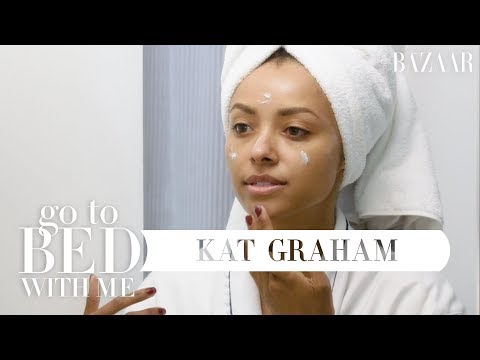 Kat Graham's Nighttime Skincare Routine | Go To Bed With Me | Harper's BAZAAR