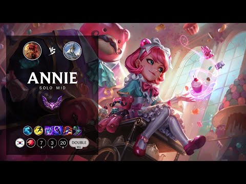 Annie Mid vs Galio - KR Master Patch 12.11