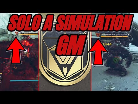 Solo A SIMULATION Grandmaster Nightfall ! - 29 Power Under - EQUAL To CONTEST MODE: Destiny 2 TITAN