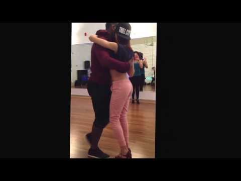 ENNUEL & HAKIMA (Kizomba workshops at Studio X on Dec 13, 2013)
