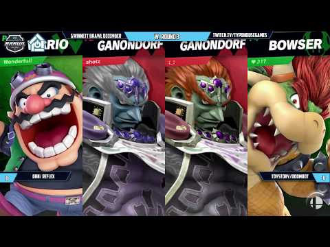 Gwinnett Brawl December 2018 - Reflex/DRN vs ToyStory/Doombot - Smash Ultimate Doubles W. Round 3