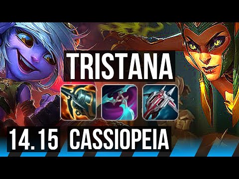 TRISTANA vs CASSIOPEIA (MID) | 69% winrate, 10/1/1, Dominating | VN Challenger | 14.15