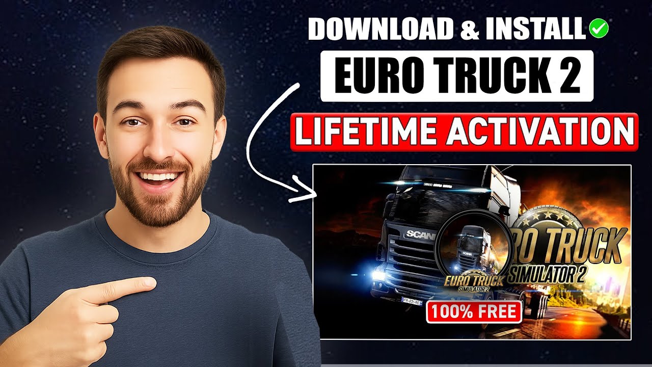 Euro Truck Simulator 2 Gameplay on a PC