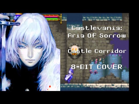 Ruined Castle Corridor from Castlevania: Aria Of Sorrow (8 bit Style)