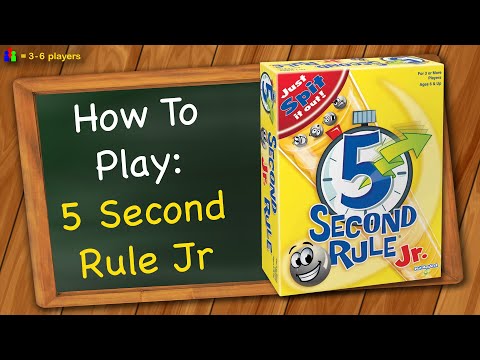 How to play 5 Second Rule Jr