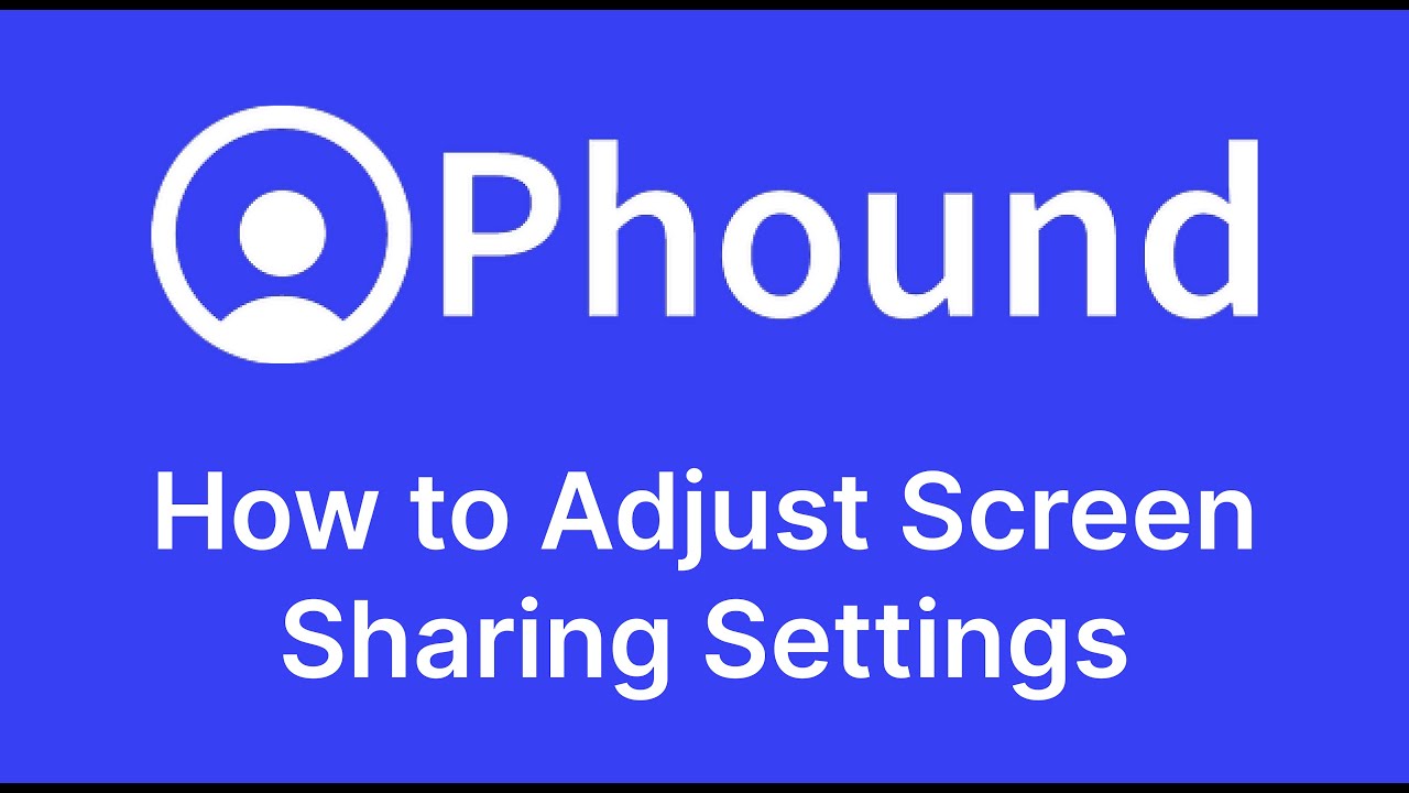 Fix Screen Sharing Issues on Your Mac | Phound Academy
