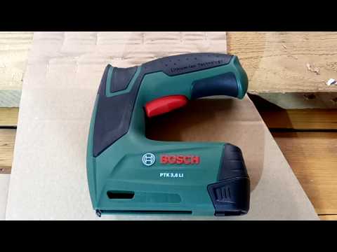 Stapler Bosch PTK 3.6 LI!!!REVIEW!!!TEST!!!