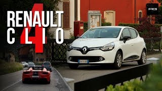 Догнали ФЕРРАРИ на РЕНО КЛИО!!! Но ненадолго... Renault Clio 4 1.2