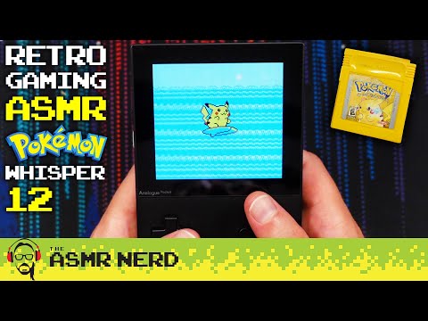 Retro Gaming ASMR | Pokémon Yellow Cozy Tingles! [whispering, button pressing, nostalgia]
