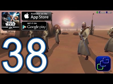 STAR WARS Galaxy of Heroes Android iOS Walkthrough - Part 38 -  Light Side Battles 4 (NORMAL)