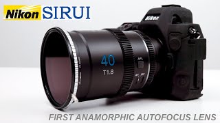 Sirui 40mm T1.8 Lens 1.33x + Nikon Z8 - First Anamorphic Autofocus Lens | RED Cinema