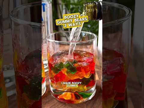 Boozy Gummy Bears 3 Ways 😋🐻