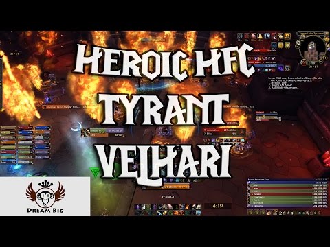Dream Big @ EU Onyxia VS. Heroic Hellfire Citadel - Tyrant Velhari (MM Hunter POV +TS)