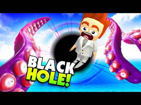 SEA MONSTER Makes a BLACK Hole and Destroys the Island! - Tentacular VR