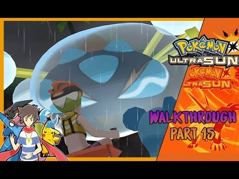 Pokemon Ultra Sun and Moon Walkthrough Part 15 Totem Araquanid Trial