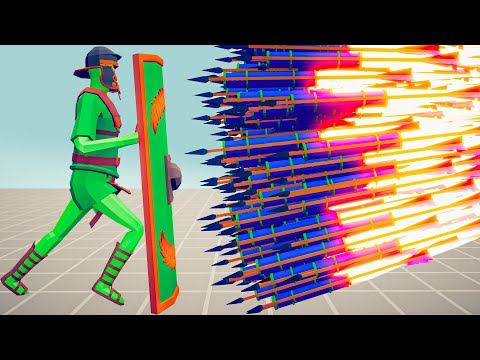 OP SHIELD BEARER vs EVERY GOD - Totally Accurate Battle Simulator TABS