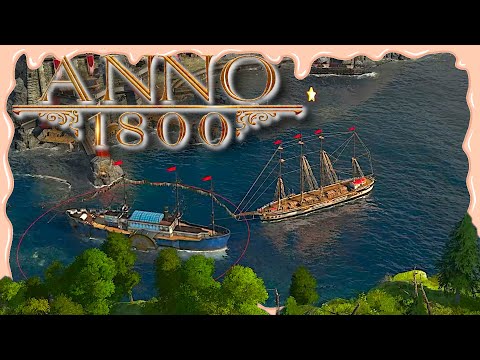 🍑 Pirate Steam Boat 🚢💀🦜/ Anno 1800 (ALL DLC) gameplay ep.206🍩