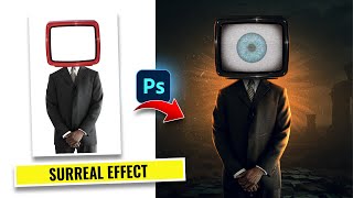 How to Make a Surreal TV Head Photo Manipulation in Photoshop