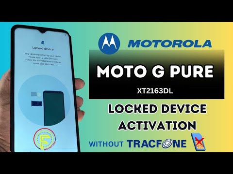 Moto G Pure Locked device Activation || XT2163Dl Locked device || Network Lock