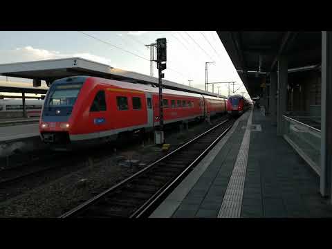 Nürnberg Hbf: Ausfahrt eines Regionalexpress Richtung Fürth im Wald