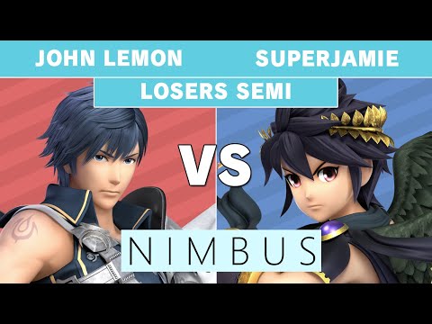 Nimbus 53 - John Lemon (Chrom) vs. VE | Superjamie (Dark Pit, Cloud) Losers Semis - Smash Ultimate